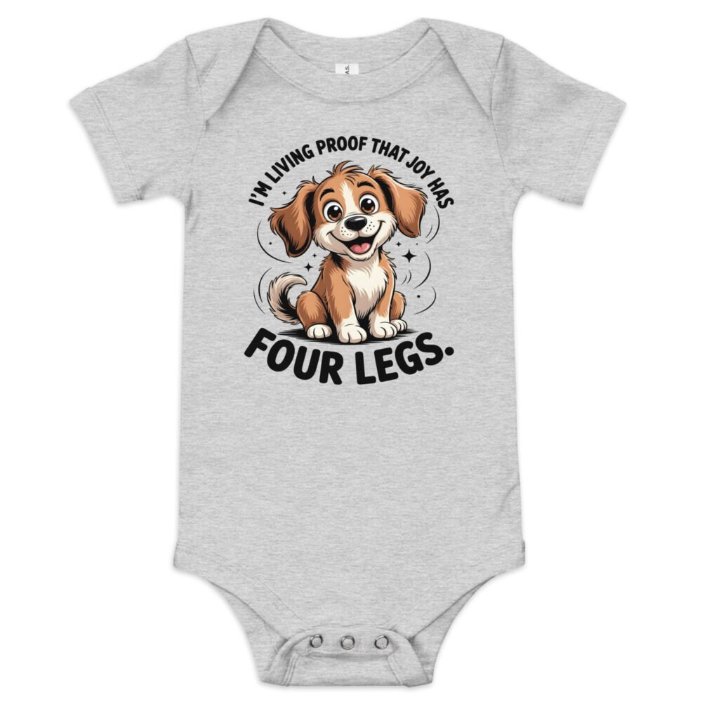 Joy Has Four Legs- Baby short sleeve one piece