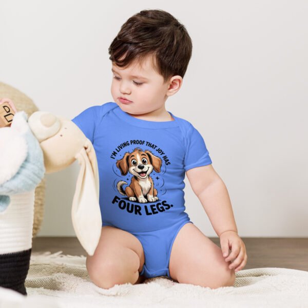 Joy Has Four Legs- Baby short sleeve one piece