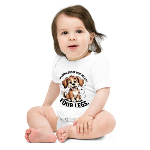Joy Has Four Legs- Baby short sleeve one piece
