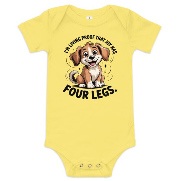 Joy Has Four Legs- Baby short sleeve one piece