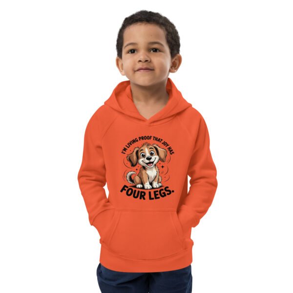 Joy Has Four Legs- Kids eco hoodie