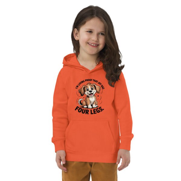 Joy Has Four Legs- Kids eco hoodie
