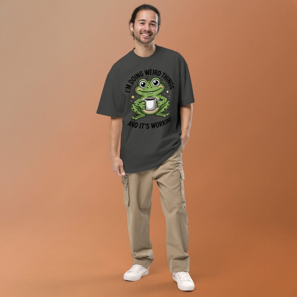 I'M Doing Weird Things- Men's Oversized faded t-shirt