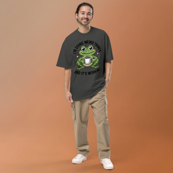I'M Doing Weird Things- Men's Oversized faded t-shirt
