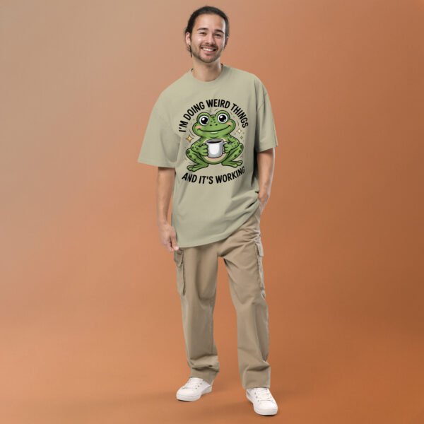 I'M Doing Weird Things- Men's Oversized faded t-shirt