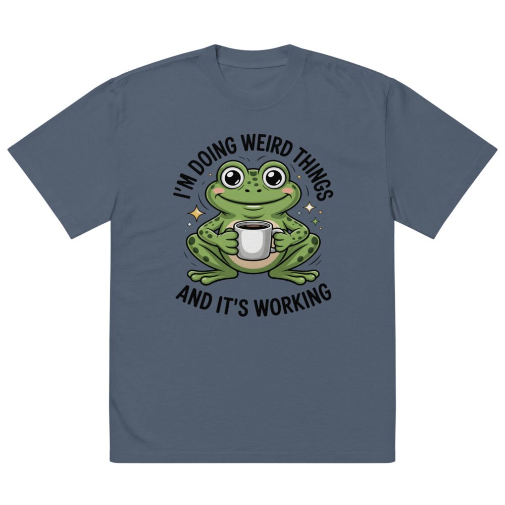I'M Doing Weird Things- Men's Oversized faded t-shirt