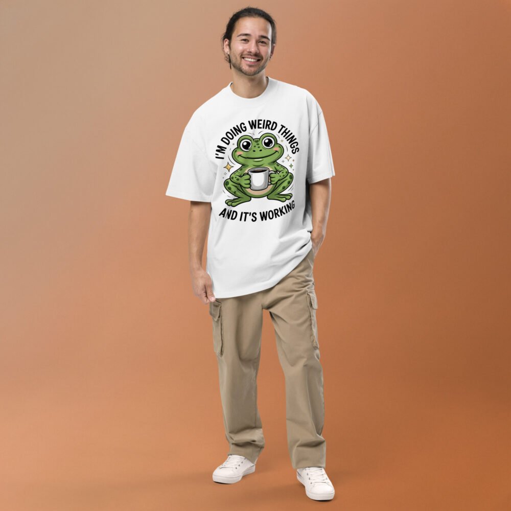 I'M Doing Weird Things- Men's Oversized faded t-shirt