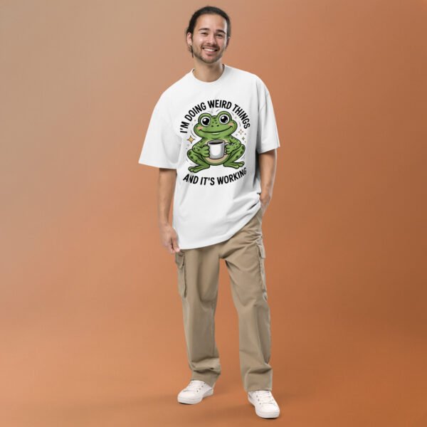I'M Doing Weird Things- Men's Oversized faded t-shirt