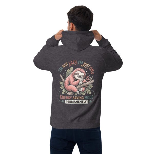 I'M Not Lazy- Unisex eco raglan hoodie