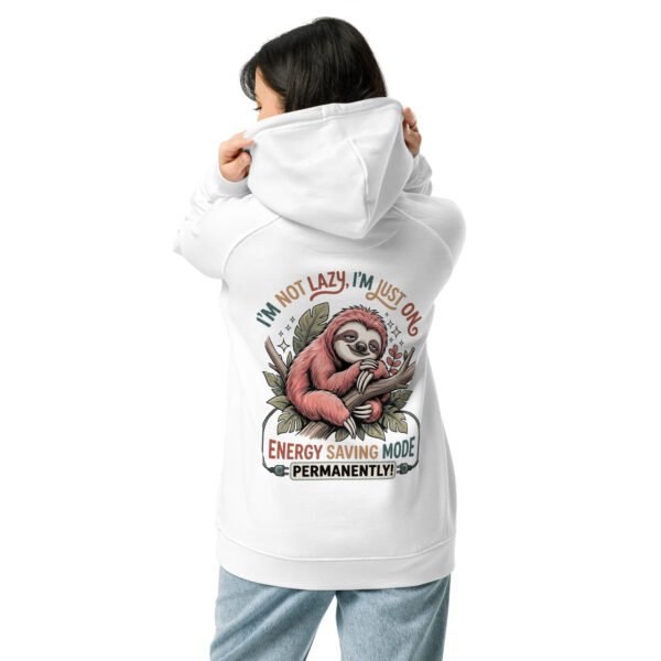 I'M Not Lazy- Unisex eco raglan hoodie