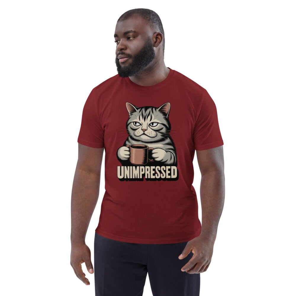 unisex-organic-cotton-creator-2.0-t-shirt-burgundy-front-6ab675c79feb3.jpg Unimpressed- Unisex Organic Cotton T-Shirt