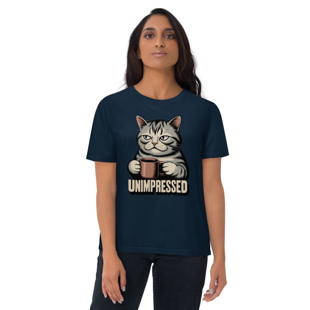 unisex-organic-cotton-creator-2.0-t-shirt-french-navy-front-6ab675c7a0c1e.jpg Unimpressed- Unisex Organic Cotton T-Shirt