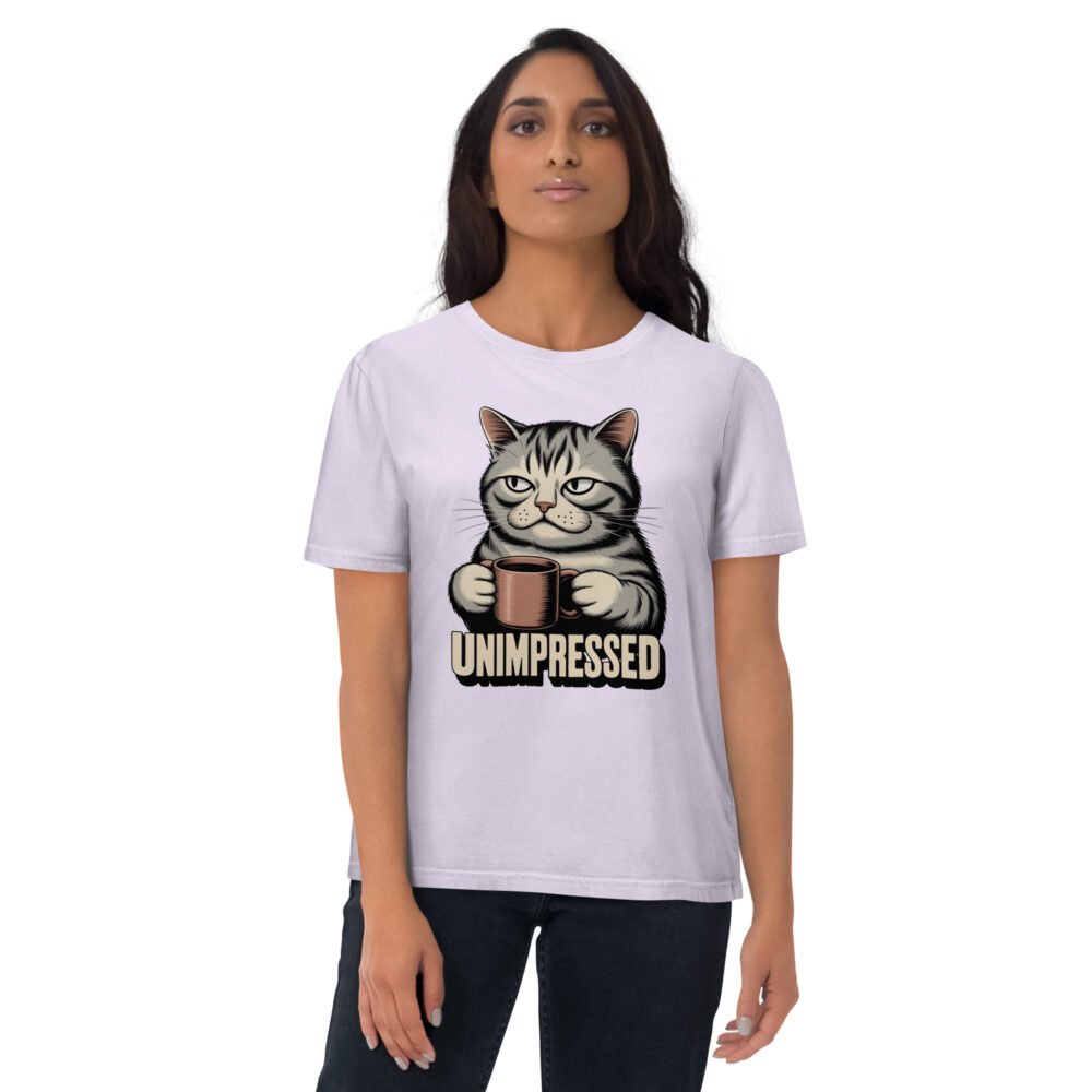 unisex-organic-cotton-creator-2.0-t-shirt-lavender-front-6ab675c7a0cbf.jpg Unimpressed- Unisex Organic Cotton T-Shirt