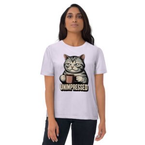 unisex-organic-cotton-creator-2.0-t-shirt-lavender-front-6ab675c7a0cbf.jpg Unimpressed- Unisex Organic Cotton T-Shirt