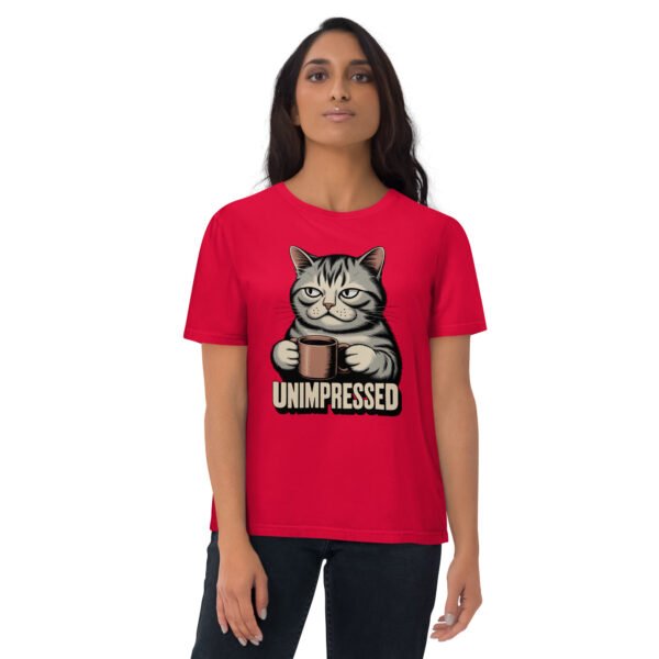 unisex-organic-cotton-creator-2.0-t-shirt-red-front-6ab675c7a0cf4.jpg Unimpressed- Unisex Organic Cotton T-Shirt