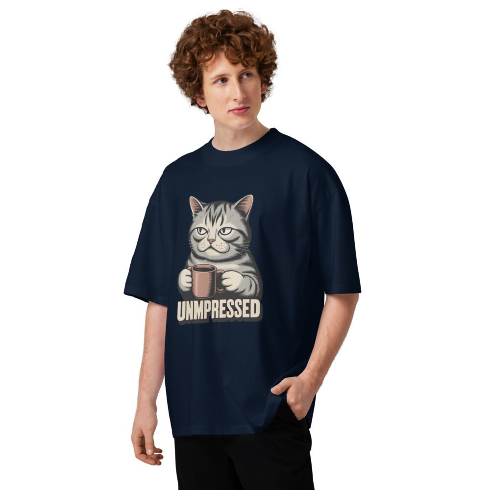 unisex-organic-oversized-high-neck-blaster-2.0-t-shirt-french-navy-front-6ab65a61562a8.jpg Unimpressed- Unisex organic oversized high neck t-shirt
