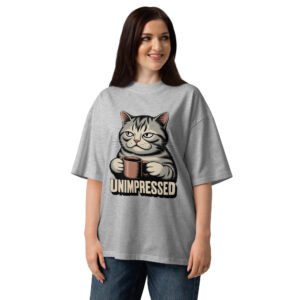 unisex-organic-oversized-high-neck-blaster-2.0-t-shirt-heather-grey-front-6ab65a6156738.jpg Unimpressed- Unisex organic oversized high neck t-shirt