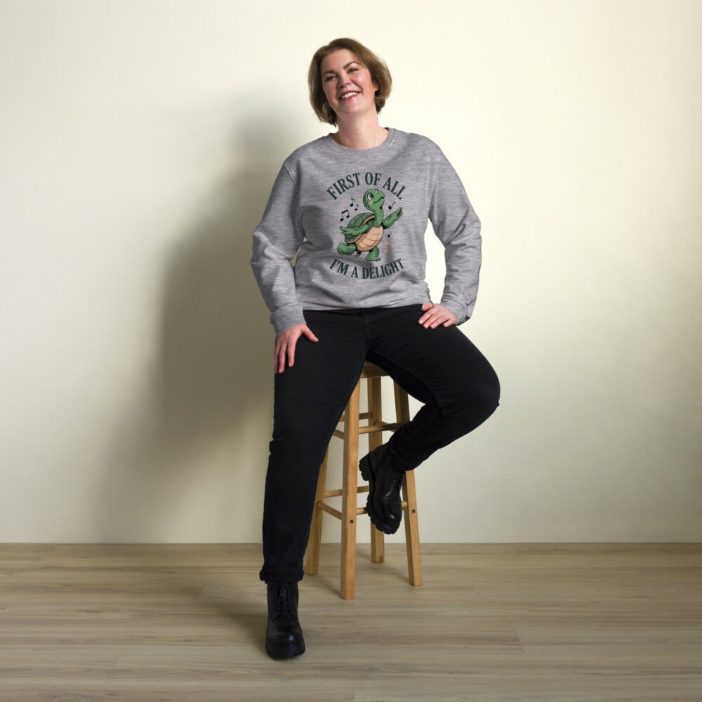 I'M A Delight- Unisex organic sweatshirt