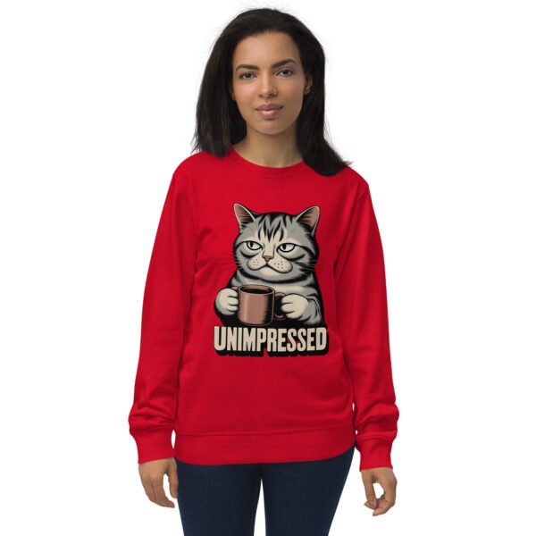 Unimpressed- Unisex organic sweatshirt