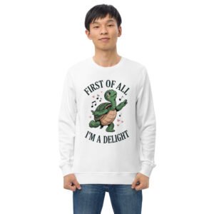 I'M A Delight- Unisex organic sweatshirt