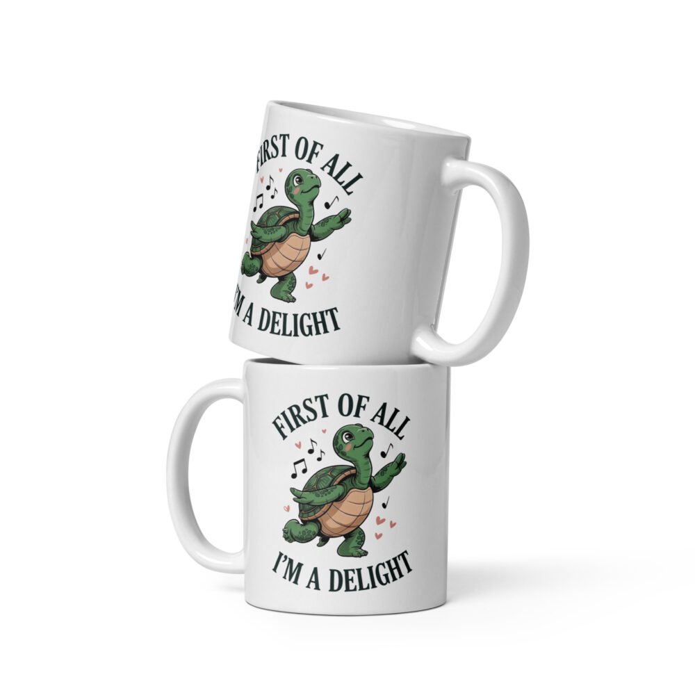 I'M A Delight- White glossy mug
