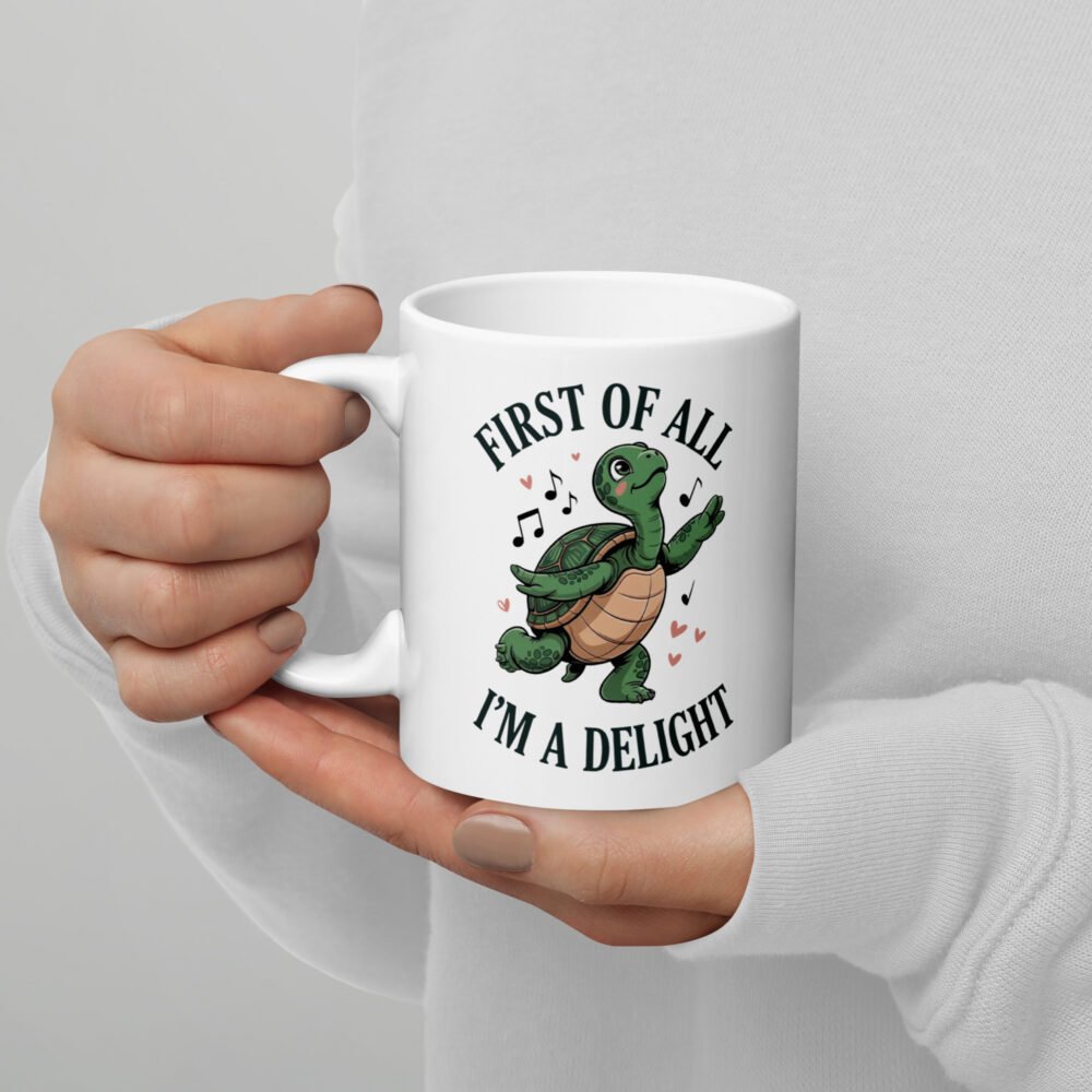 I'M A Delight- White glossy mug