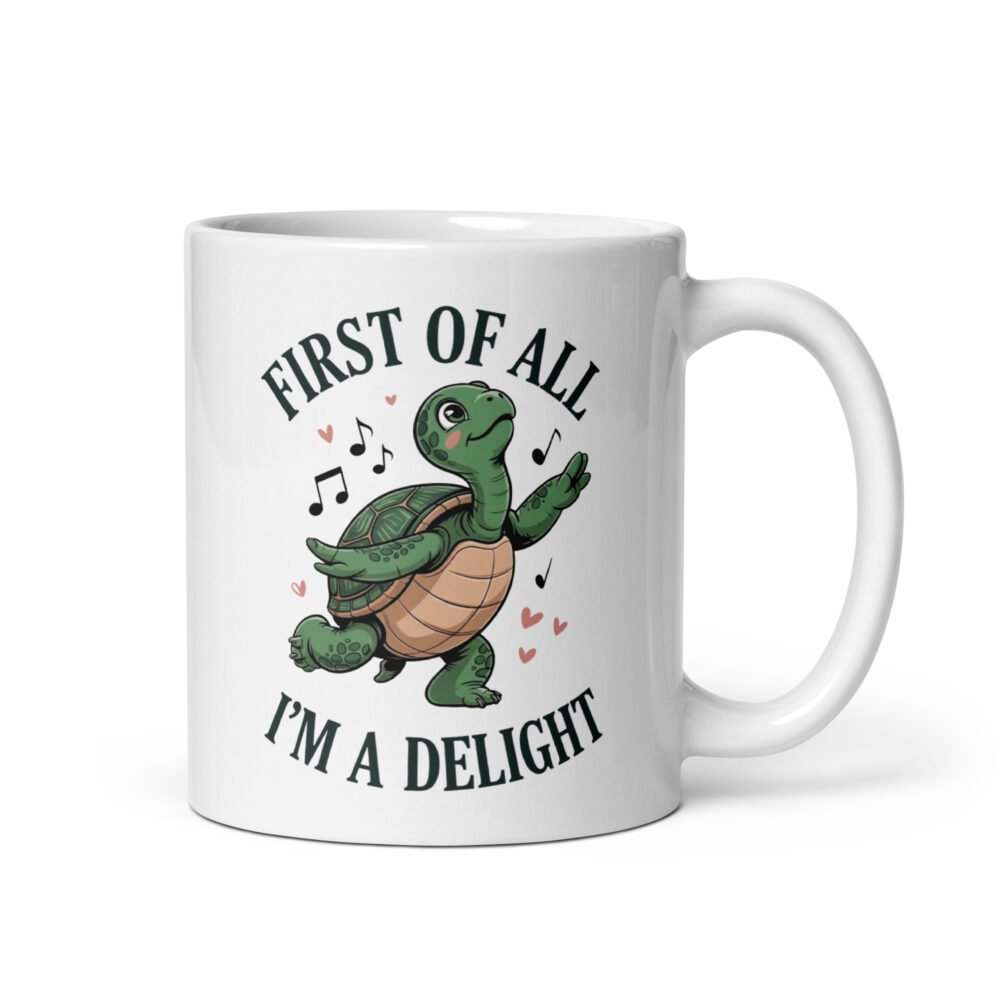 I'M A Delight- White glossy mug