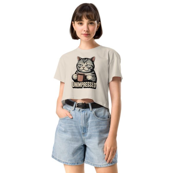 Unimpressed- Women’s crop top