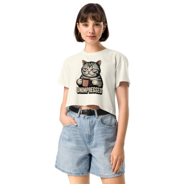 Unimpressed- Women’s crop top