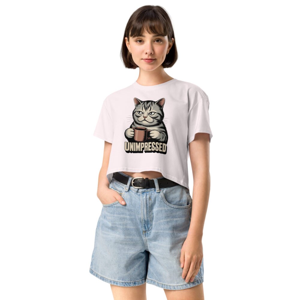 Unimpressed- Women’s crop top