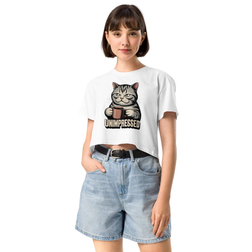 Unimpressed- Women’s crop top