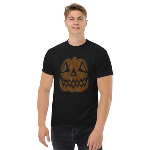 Vintage Distressed Jack-o'-Lantern Face- Unisex classic tee