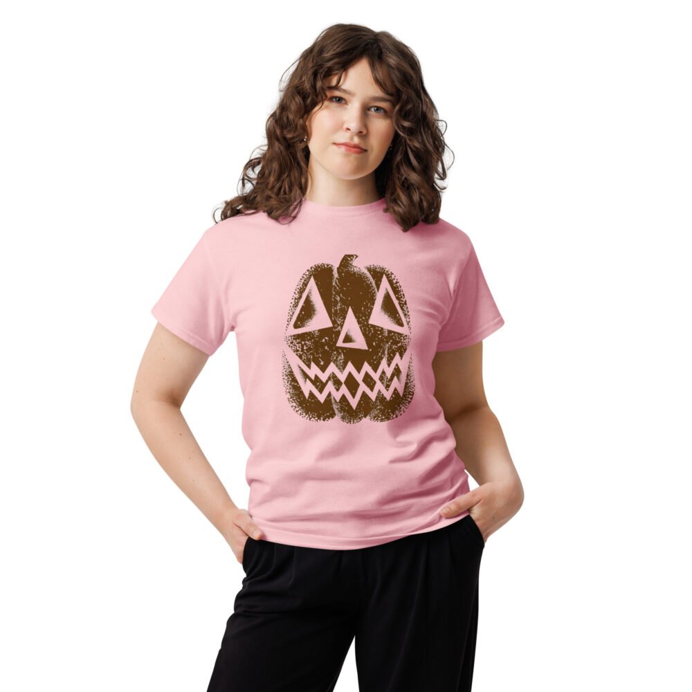 Vintage Distressed Jack-o'-Lantern Face- Unisex classic tee