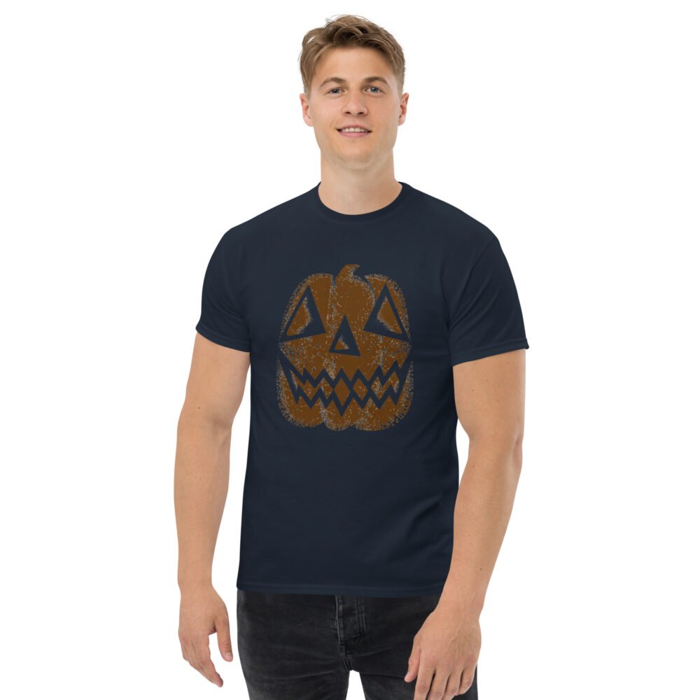 Vintage Distressed Jack-o'-Lantern Face- Unisex classic tee