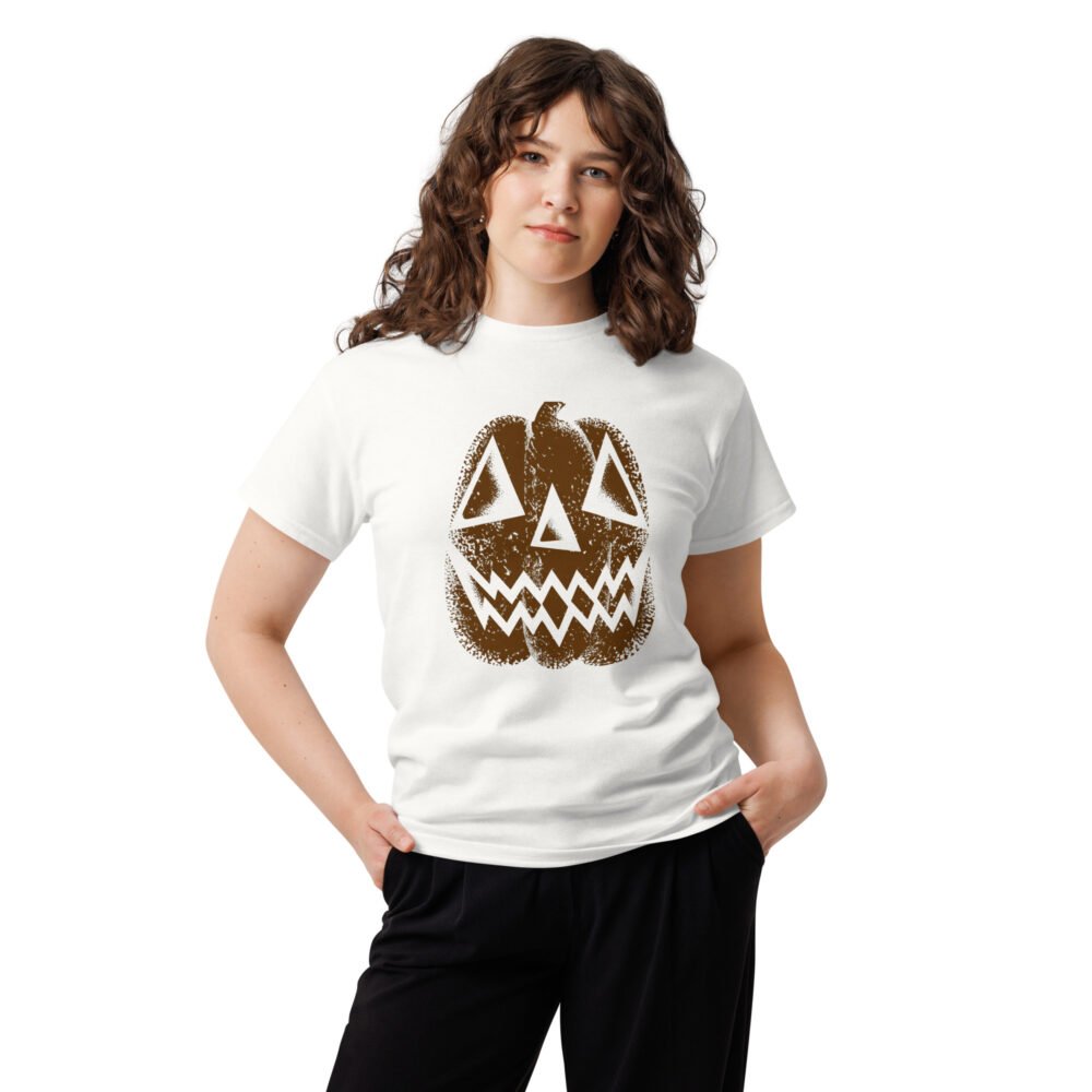 Vintage Distressed Jack-o'-Lantern Face- Unisex classic tee