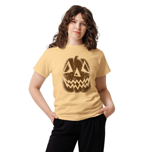 Vintage Distressed Jack-o'-Lantern Face- Unisex classic tee