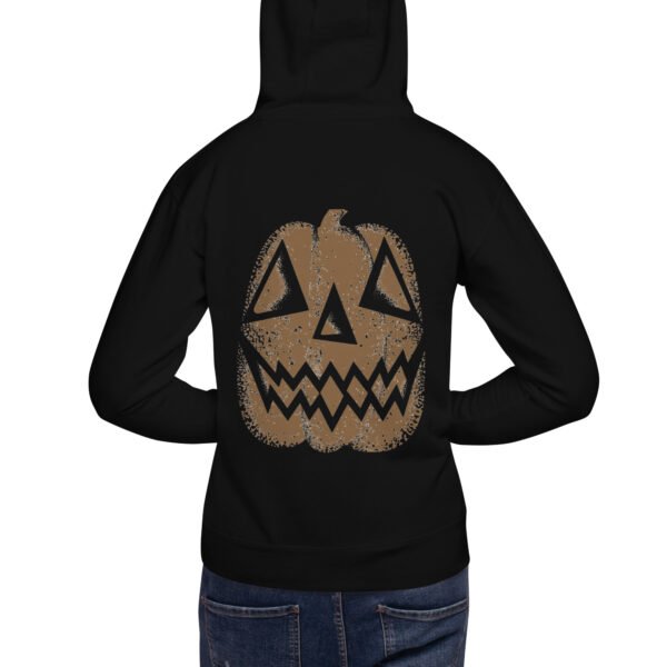 unisex-premium-pullover-hoodie-black-back-6ac7846726cbc.jpg Vintage Distressed Jack-o'-Lantern Face- Unisex Hoodie