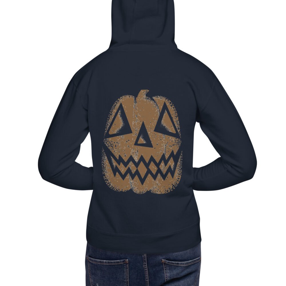 unisex-premium-pullover-hoodie-navy-blazer-back-6ac7846726df2.jpg Vintage Distressed Jack-o'-Lantern Face- Unisex Hoodie